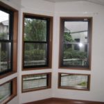 ベイウィンドウ型のダイニングスペース